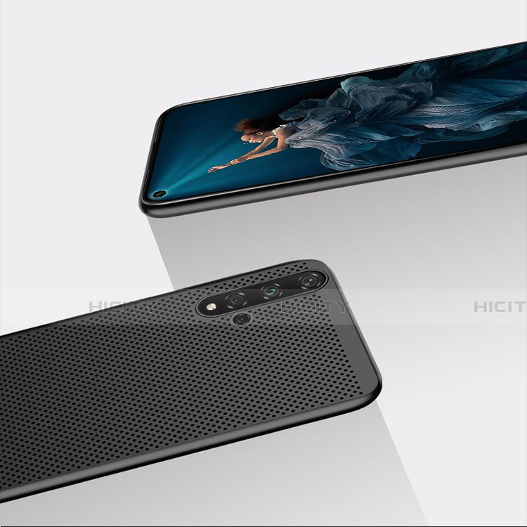 Funda Dura Plastico Rigida Perforada para Huawei Honor 20 Negro