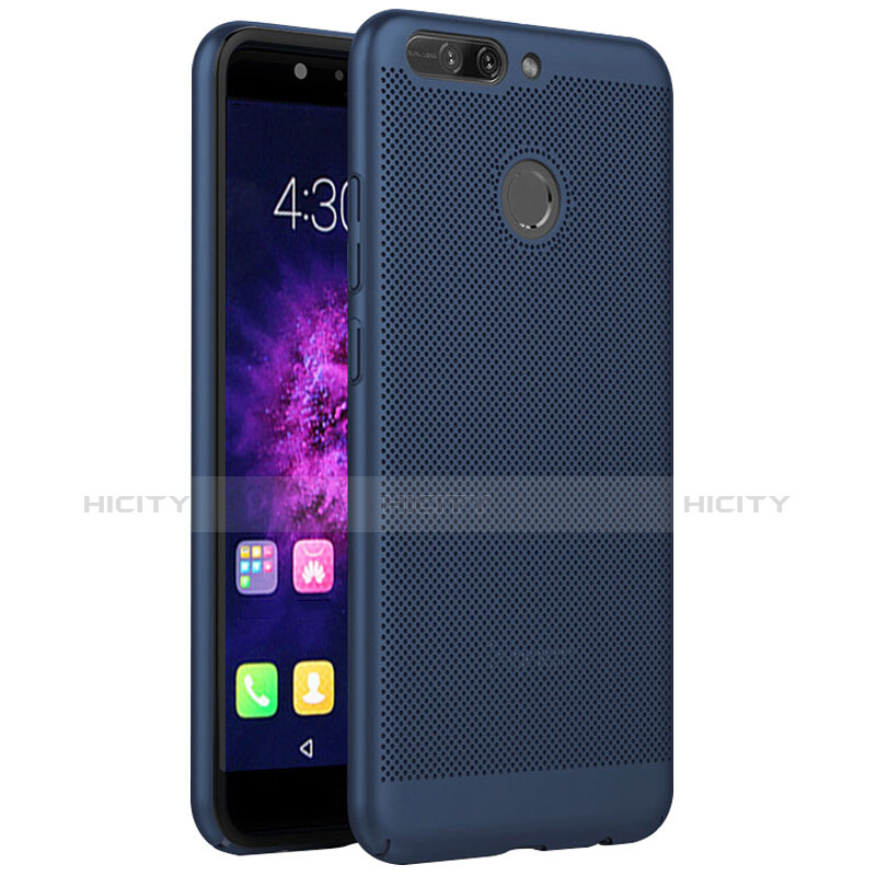 Funda Dura Plastico Rigida Perforada para Huawei Honor V9 Azul