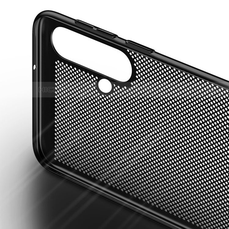 Funda Dura Plastico Rigida Perforada para Huawei Nova 5T Negro