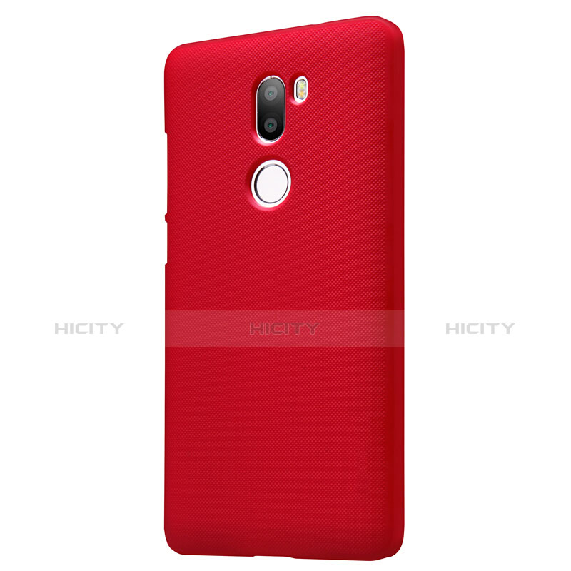 Funda Dura Plastico Rigida Perforada para Xiaomi Mi 5S Plus Rojo