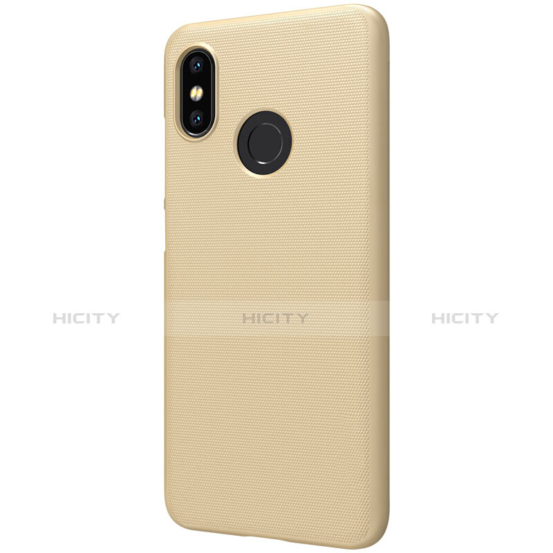 Funda Dura Plastico Rigida Perforada para Xiaomi Mi 8 Oro