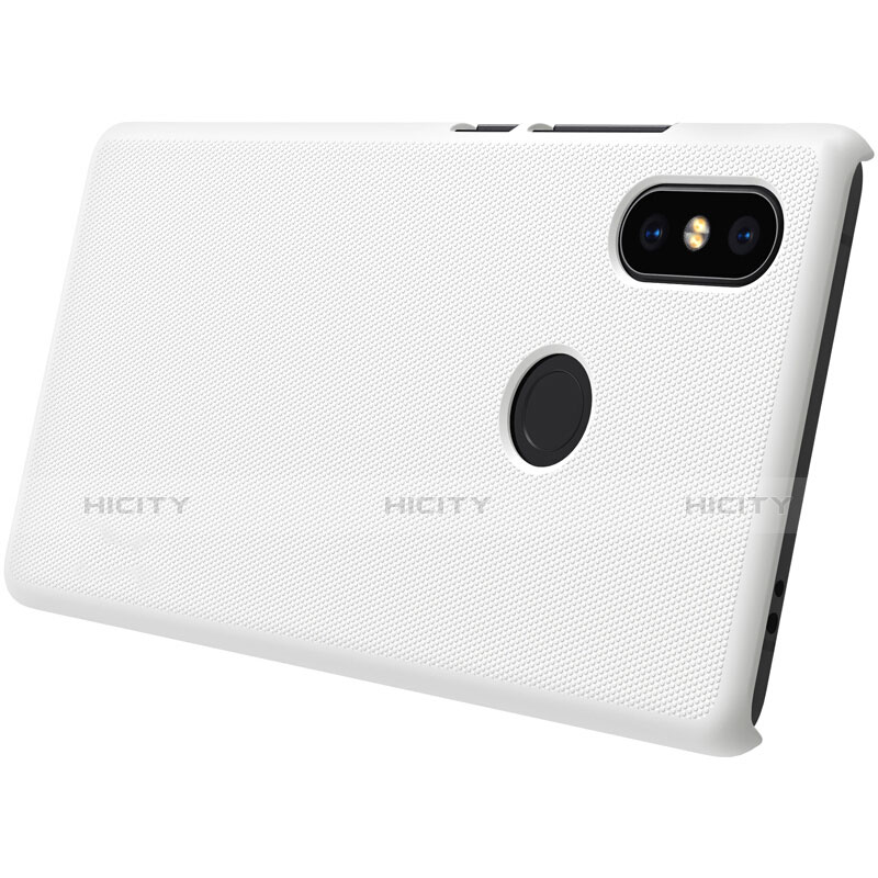 Funda Dura Plastico Rigida Perforada para Xiaomi Mi 8 SE Blanco