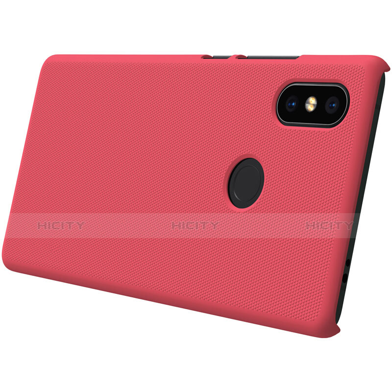 Funda Dura Plastico Rigida Perforada para Xiaomi Mi 8 SE Rojo