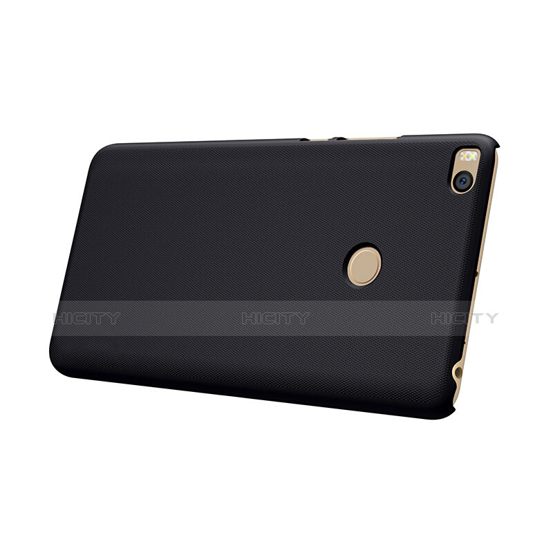 Funda Dura Plastico Rigida Perforada para Xiaomi Mi Max 2 Negro