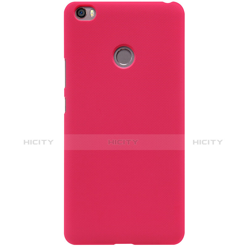 Funda Dura Plastico Rigida Perforada para Xiaomi Mi Max Rojo