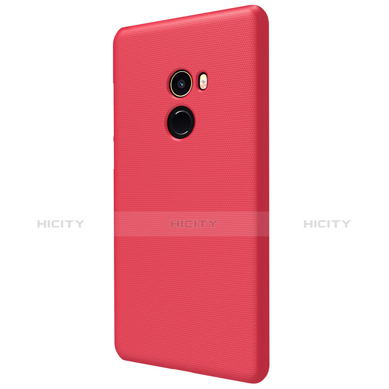 Funda Dura Plastico Rigida Perforada para Xiaomi Mi Mix 2 Rojo