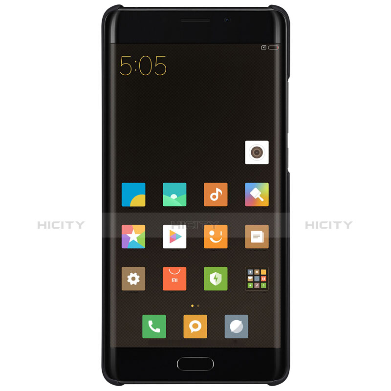 Funda Dura Plastico Rigida Perforada para Xiaomi Mi Note 2 Negro