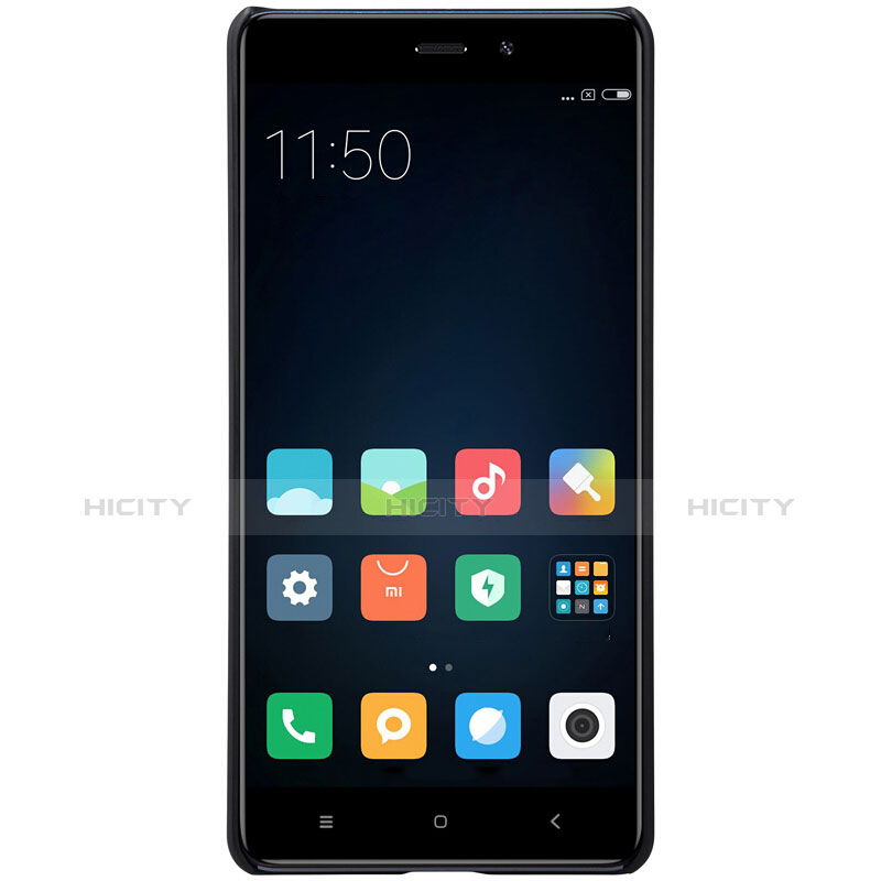 Funda Dura Plastico Rigida Perforada para Xiaomi Redmi 4 Standard Edition Negro