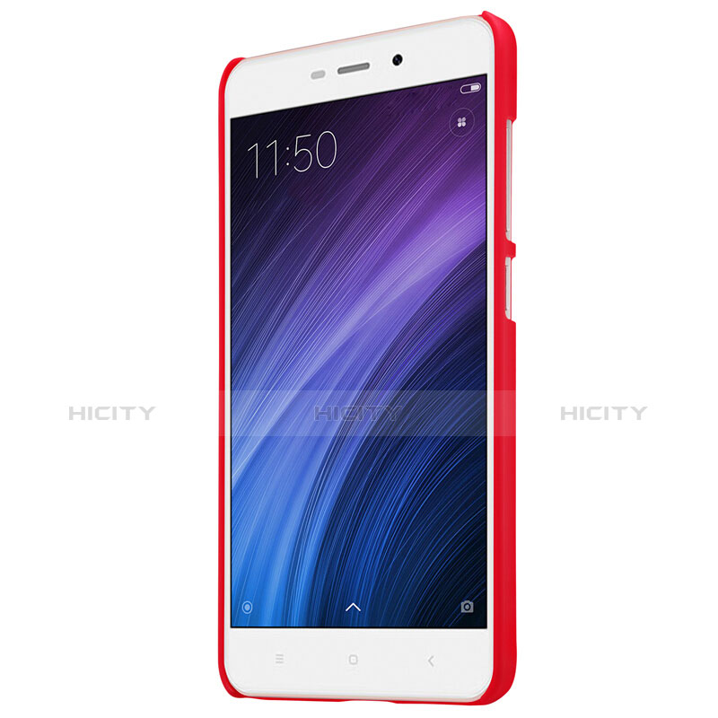 Funda Dura Plastico Rigida Perforada para Xiaomi Redmi 4A Rojo