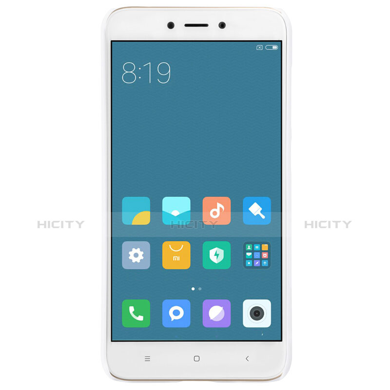 Funda Dura Plastico Rigida Perforada para Xiaomi Redmi 4X Blanco