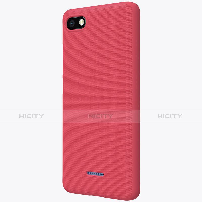 Funda Dura Plastico Rigida Perforada para Xiaomi Redmi 6A Rojo