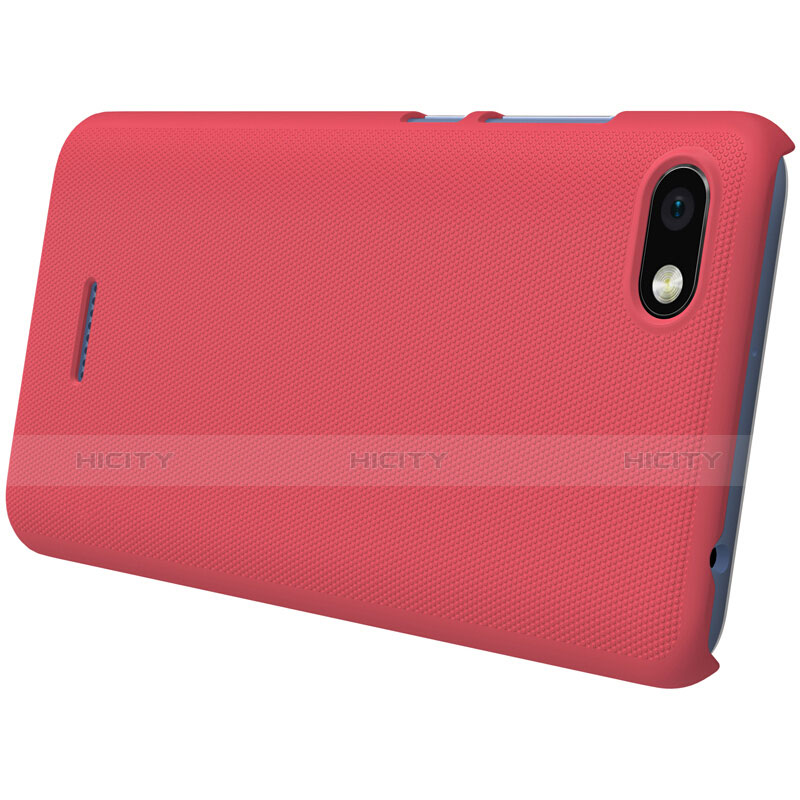 Funda Dura Plastico Rigida Perforada para Xiaomi Redmi 6A Rojo