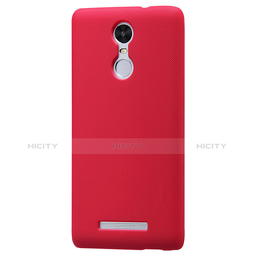 Funda Dura Plastico Rigida Perforada para Xiaomi Redmi Note 3 MediaTek Rojo