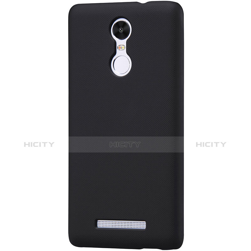 Funda Dura Plastico Rigida Perforada para Xiaomi Redmi Note 3 Negro