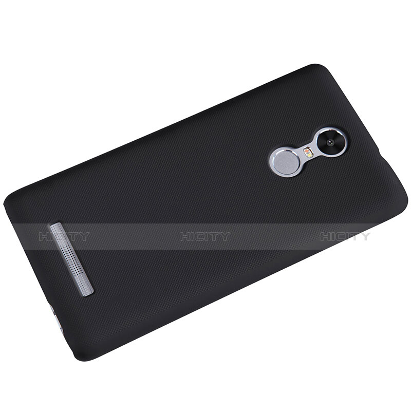 Funda Dura Plastico Rigida Perforada para Xiaomi Redmi Note 3 Pro Negro