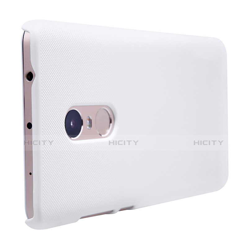 Funda Dura Plastico Rigida Perforada para Xiaomi Redmi Note 4 Blanco
