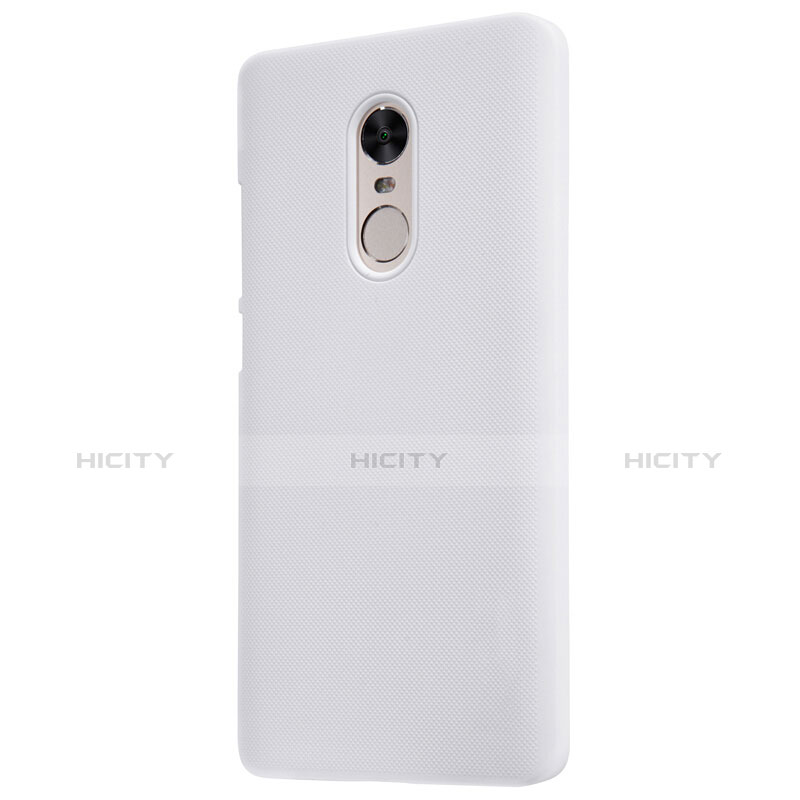 Funda Dura Plastico Rigida Perforada para Xiaomi Redmi Note 4 Standard Edition Blanco