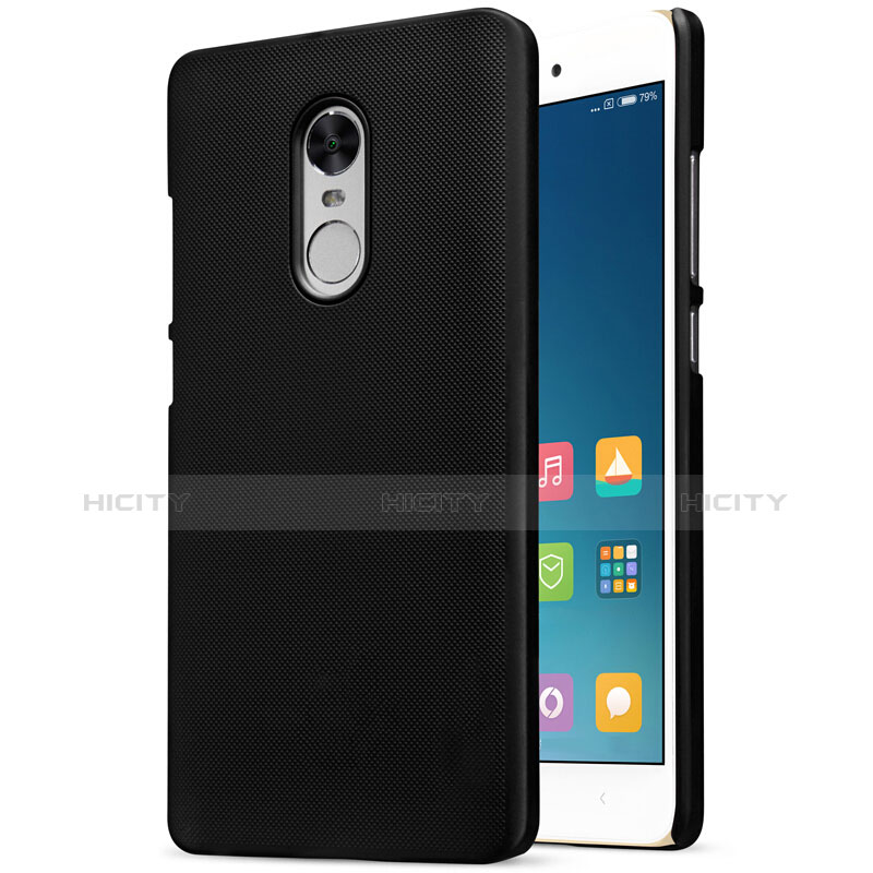 Funda Dura Plastico Rigida Perforada para Xiaomi Redmi Note 4X Negro