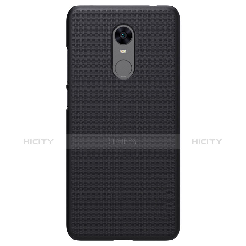 Funda Dura Plastico Rigida Perforada para Xiaomi Redmi Note 5 Indian Version Negro