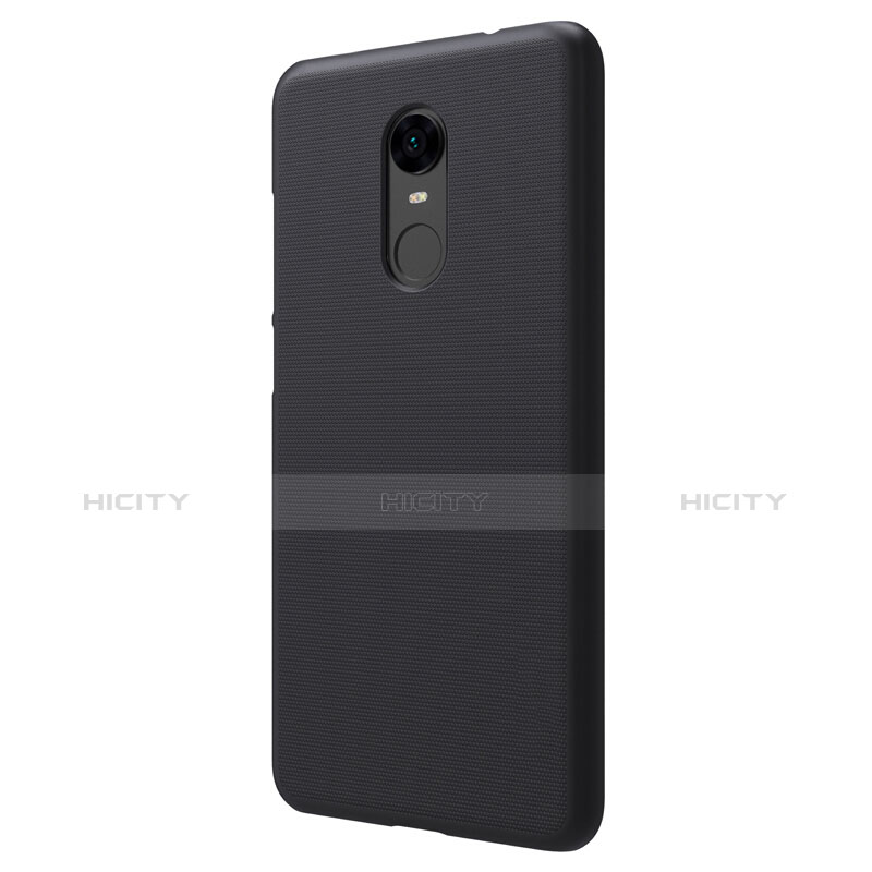 Funda Dura Plastico Rigida Perforada para Xiaomi Redmi Note 5 Indian Version Negro