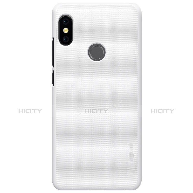 Funda Dura Plastico Rigida Perforada para Xiaomi Redmi Note 5 Pro Blanco