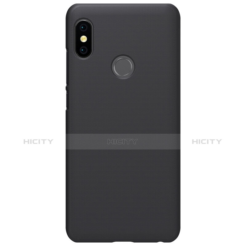 Funda Dura Plastico Rigida Perforada para Xiaomi Redmi Note 5 Pro Negro