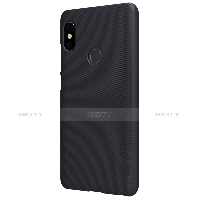 Funda Dura Plastico Rigida Perforada para Xiaomi Redmi Note 5 Pro Negro