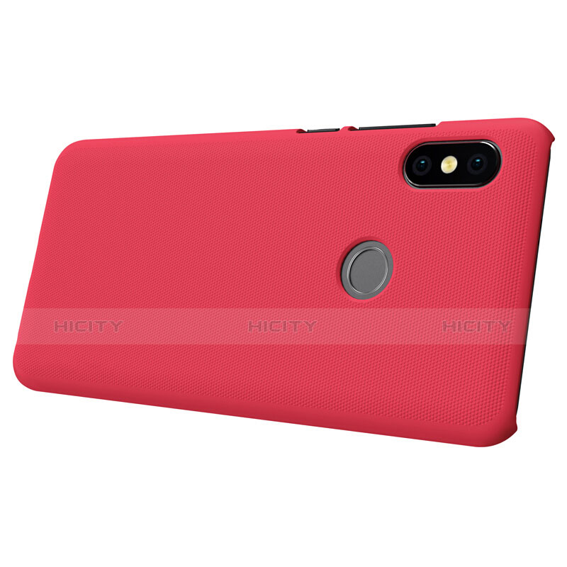 Funda Dura Plastico Rigida Perforada para Xiaomi Redmi Note 5 Rojo