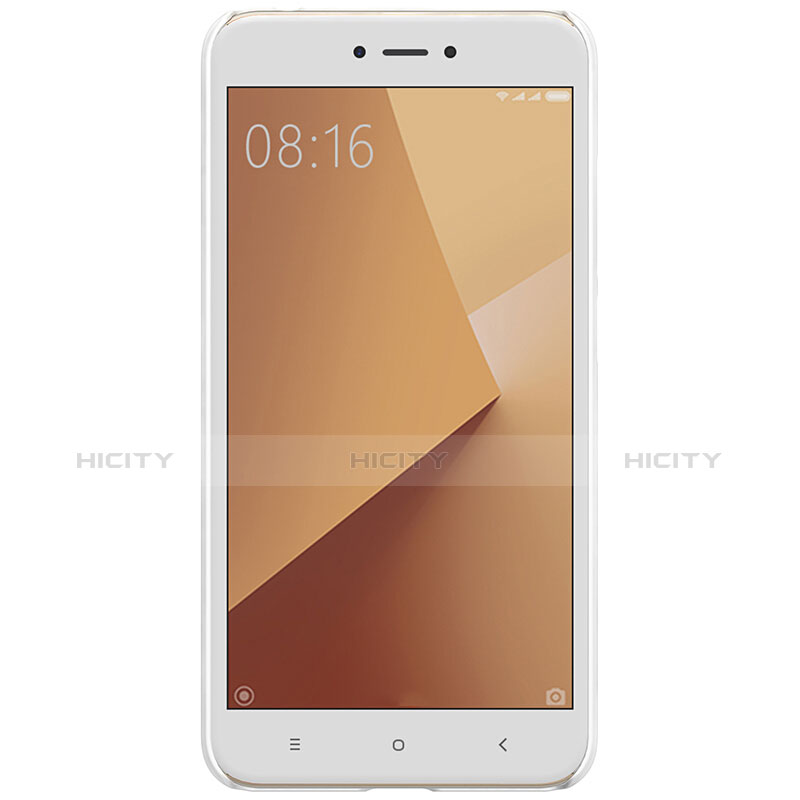 Funda Dura Plastico Rigida Perforada para Xiaomi Redmi Note 5A Standard Edition Blanco