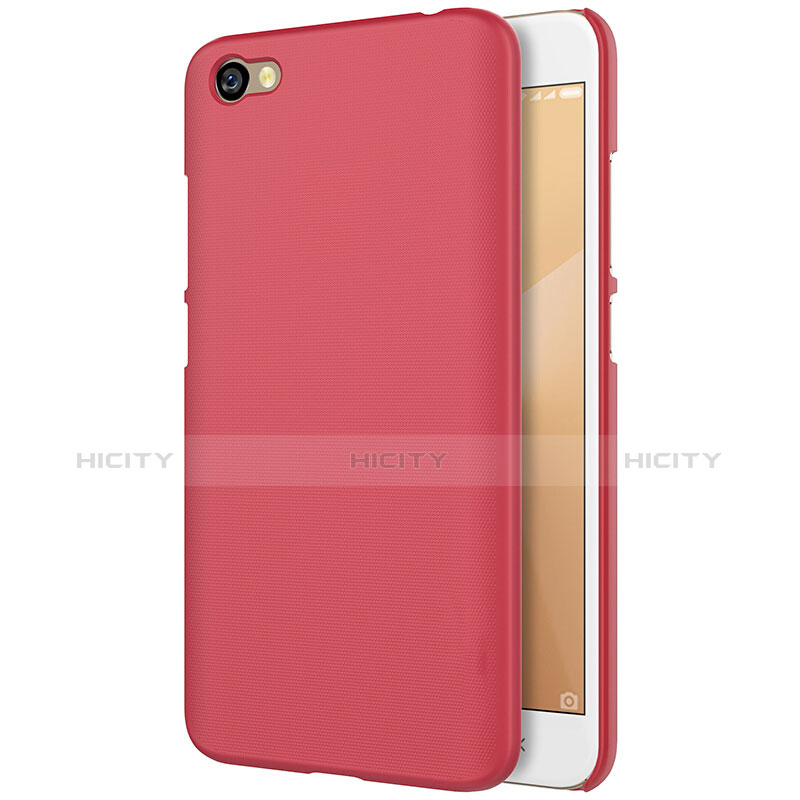 Funda Dura Plastico Rigida Perforada para Xiaomi Redmi Note 5A Standard Edition Rojo