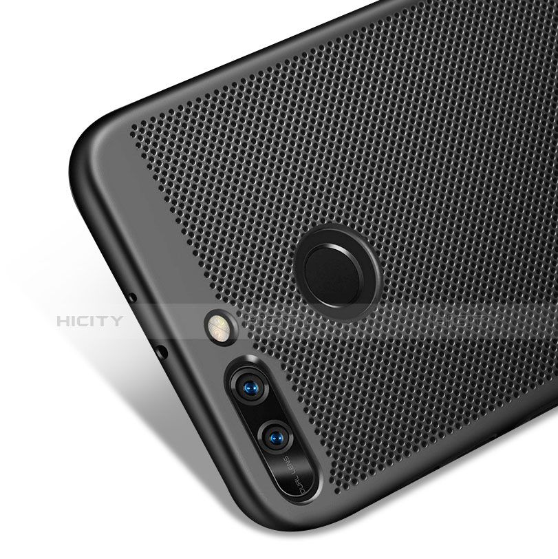 Funda Dura Plastico Rigida Perforada W01 para Huawei Honor V9 Negro