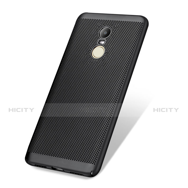 Funda Dura Plastico Rigida Perforada W01 para Xiaomi Redmi Note 4X Negro