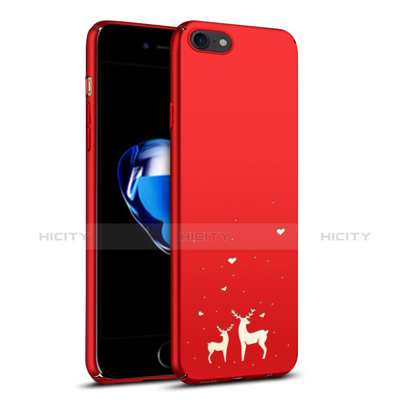 Funda Dura Plastico Rigida Reno para Apple iPhone 8 Rojo