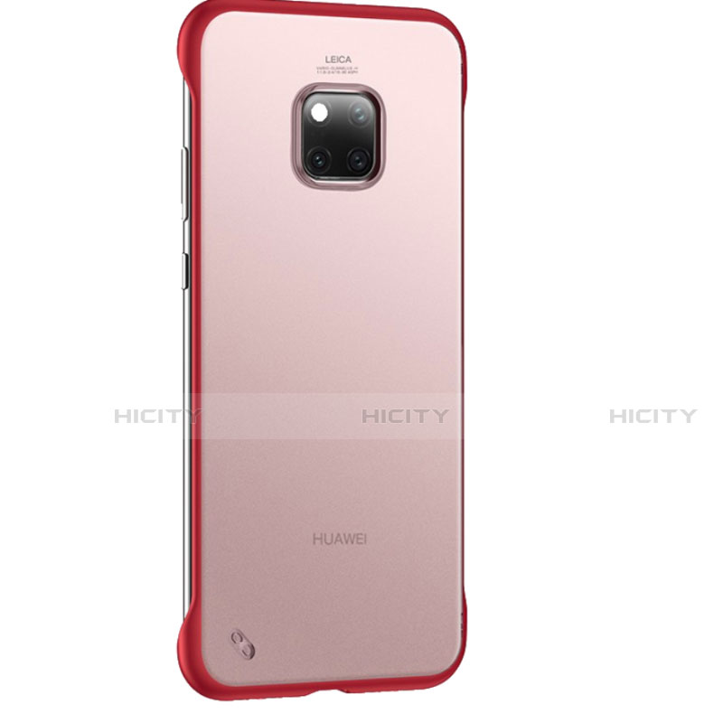 Funda Dura Ultrafina Carcasa Transparente Mate H01 para Huawei Mate 20 Pro Rojo