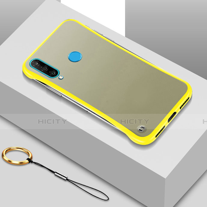 Funda Dura Ultrafina Carcasa Transparente Mate H01 para Huawei P30 Lite New Edition Amarillo