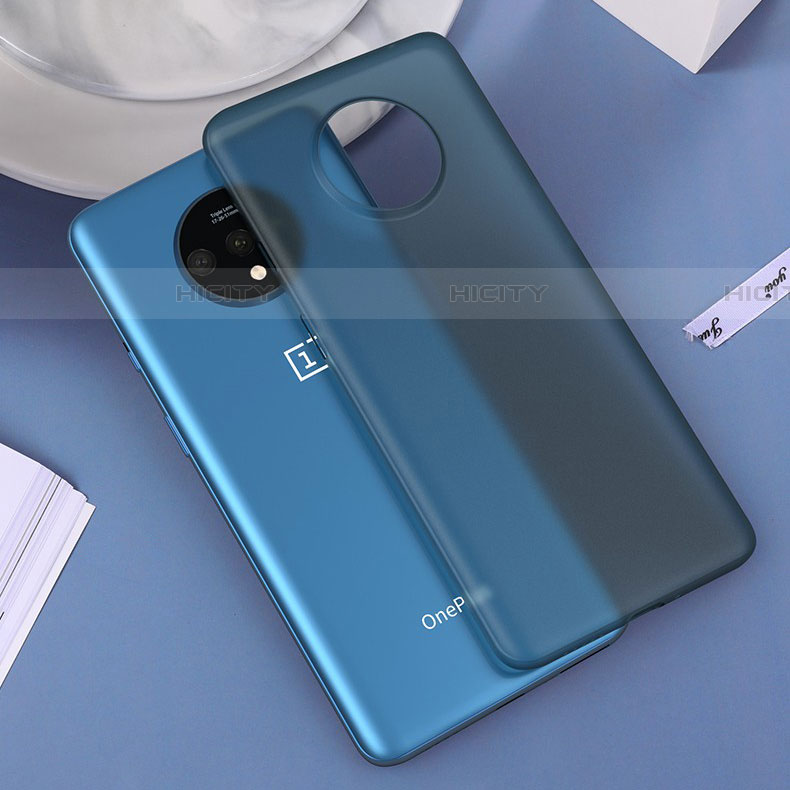 Funda Dura Ultrafina Carcasa Transparente Mate H01 para OnePlus 7T