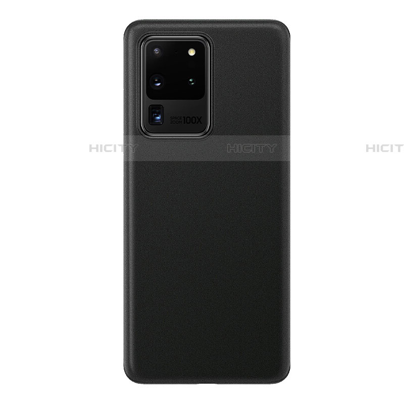 Funda Dura Ultrafina Carcasa Transparente Mate H01 para Samsung Galaxy S20 Ultra 5G Negro