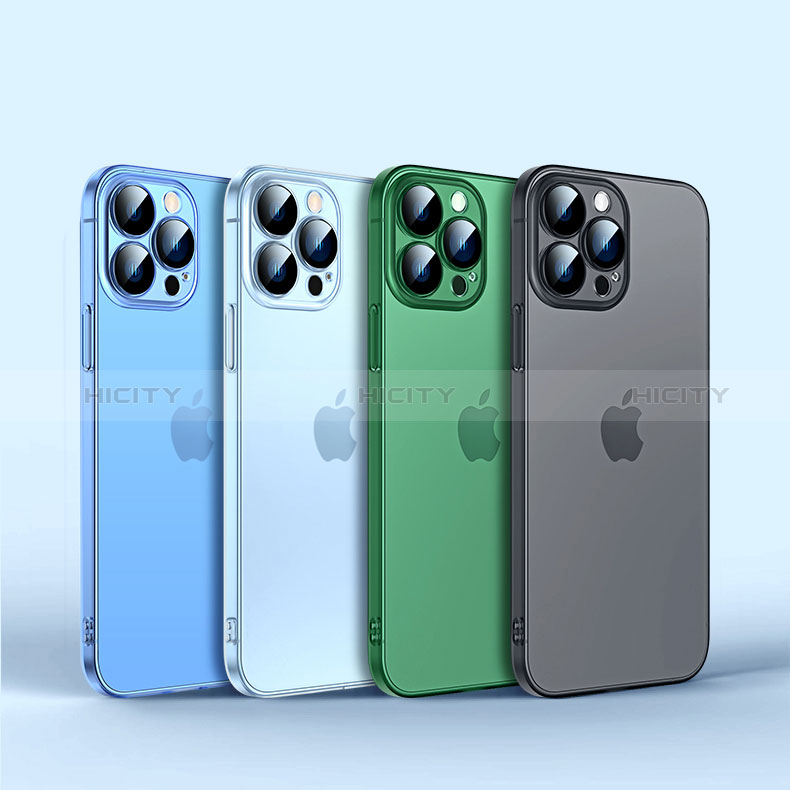 Funda Dura Ultrafina Carcasa Transparente Mate QC1 para Apple iPhone 12