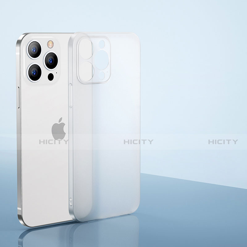 Funda Dura Ultrafina Carcasa Transparente Mate U01 para Apple iPhone 14 Pro