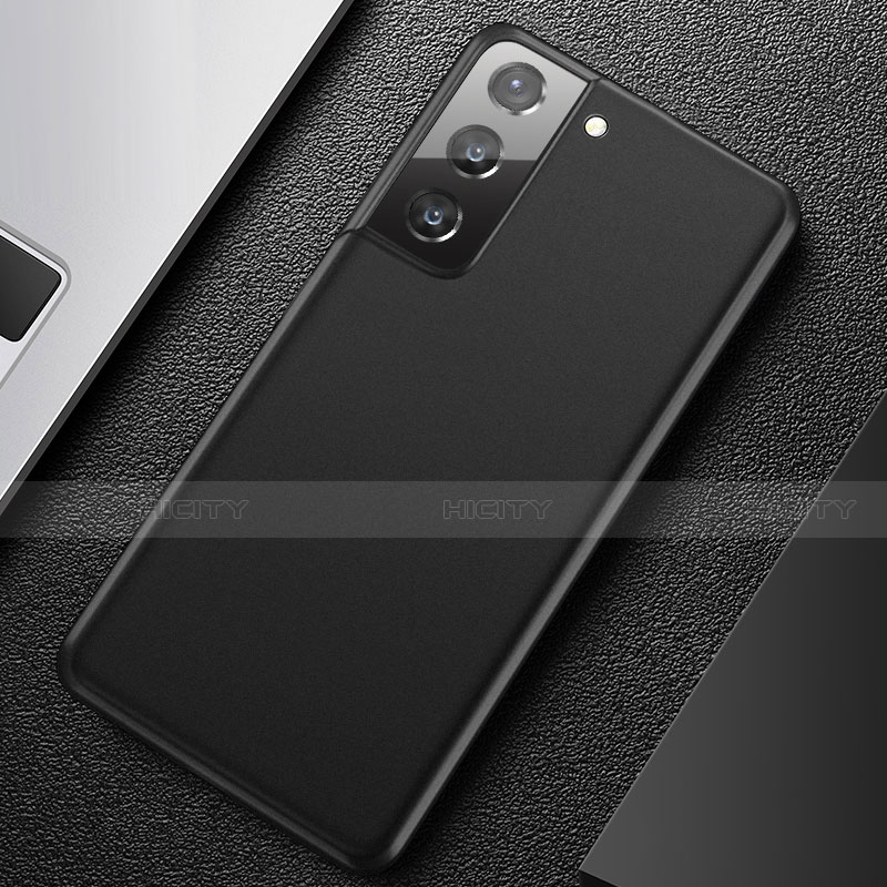 Funda Dura Ultrafina Carcasa Transparente Mate U01 para Samsung Galaxy S21 5G Negro
