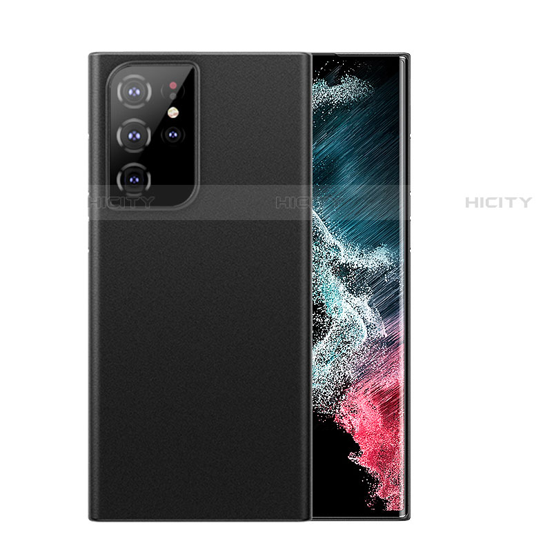 Funda Dura Ultrafina Carcasa Transparente Mate U03 para Samsung Galaxy S21 Ultra 5G Negro