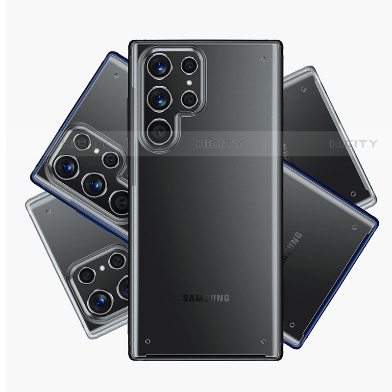 Funda Dura Ultrafina Carcasa Transparente Mate U04 para Samsung Galaxy S22 Ultra 5G