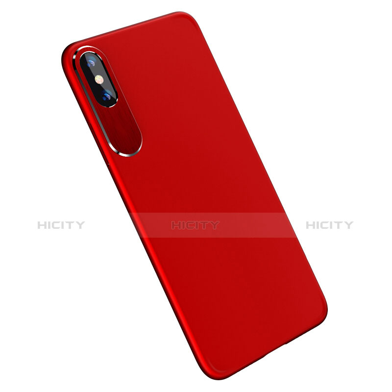 Funda Dura Ultrafina Mate para Apple iPhone Xs Rojo