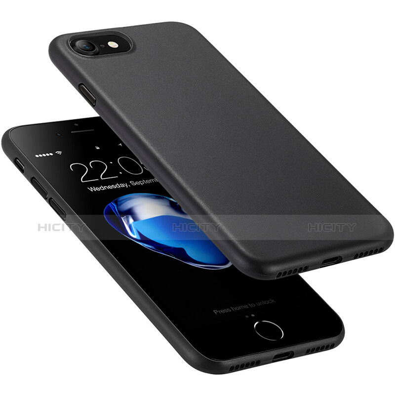 Funda Dura Ultrafina Plastico Rigida Mate para Apple iPhone 8 Negro