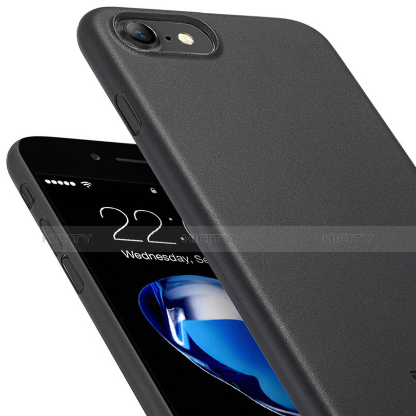 Funda Dura Ultrafina Plastico Rigida Mate para Apple iPhone 8 Negro