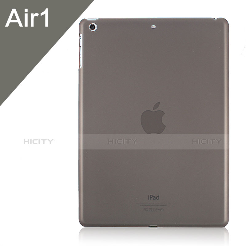 Funda Dura Ultrafina Transparente Mate para Apple iPad Air Gris