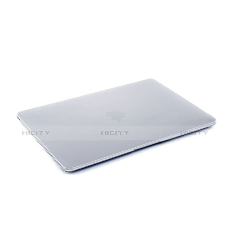 Funda Dura Ultrafina Transparente Mate para Apple MacBook 12 pulgadas Blanco