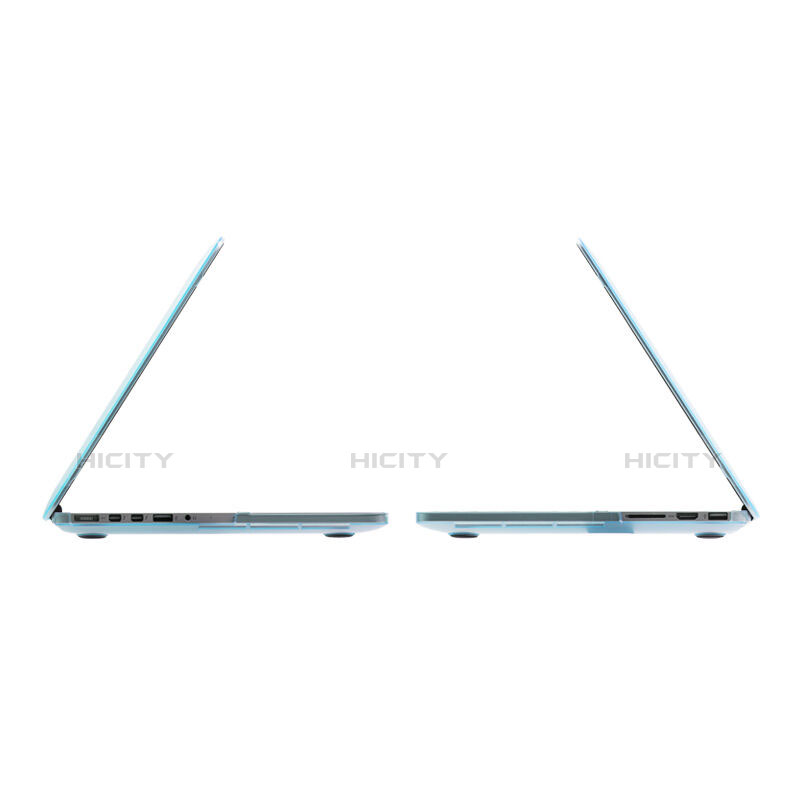 Funda Dura Ultrafina Transparente Mate para Apple MacBook Air 11 pulgadas Azul