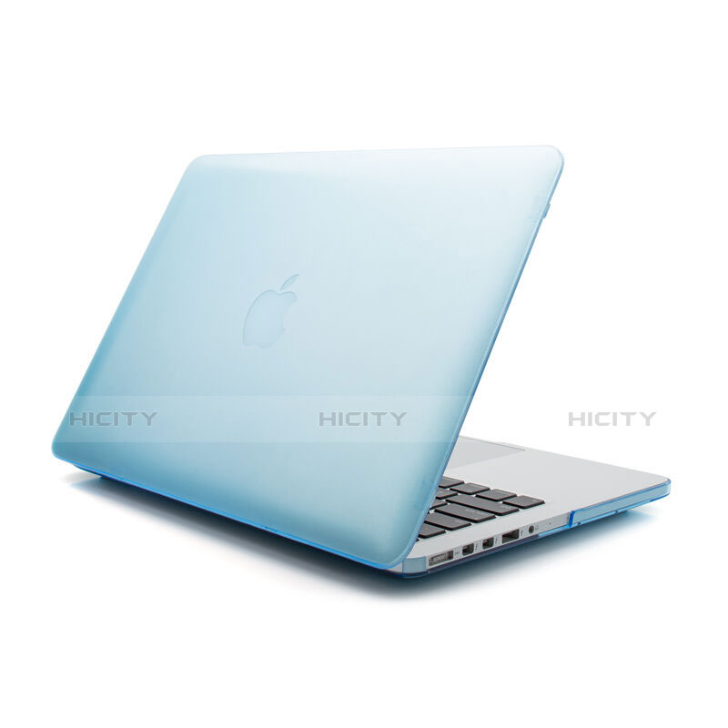 Funda Dura Ultrafina Transparente Mate para Apple MacBook Air 13 pulgadas Azul