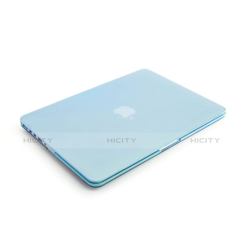 Funda Dura Ultrafina Transparente Mate para Apple MacBook Air 13 pulgadas Azul